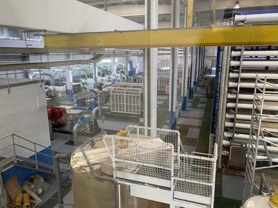 Desalination plant field trip, Blanes. Filters and other infrastructure.