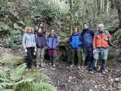 Field trip - Group picture, Font de l'Aranyal, Olzinelles